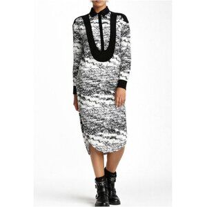 L.A.M.B. by Gwen Stefani Shirt Dress Printed Rounded Hem size 6 Y2K Preppy